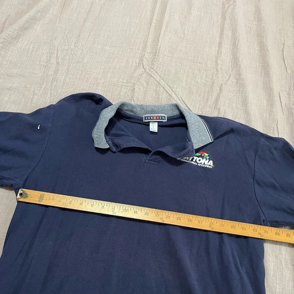 Vintage 90s Daytona Speedway polo waffle knit size XL NASCAR Racing streetwear - Picture 3 of 7